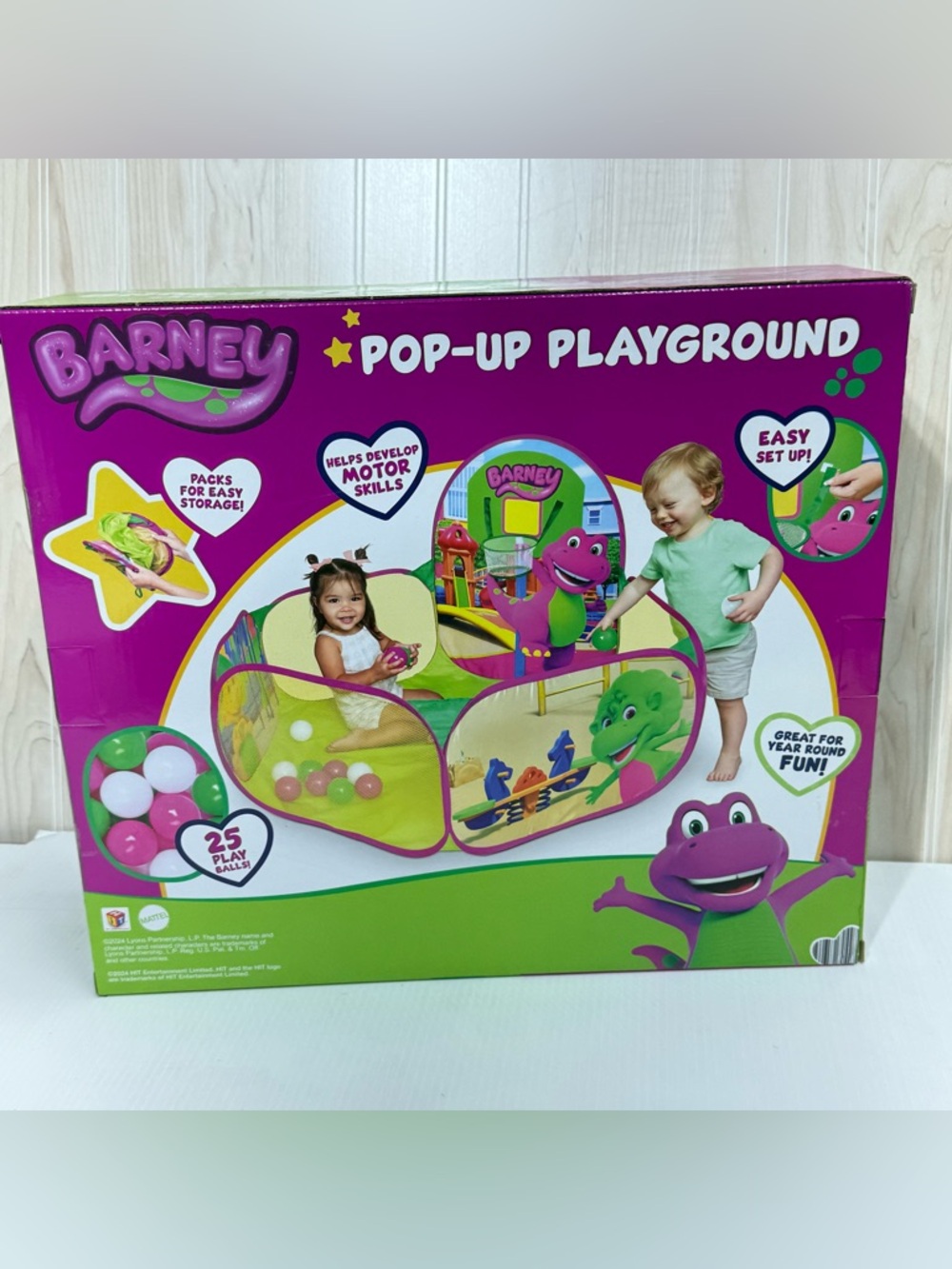 Barneys New York Pop-Up Playground Tent - Purple, Green & Yellow